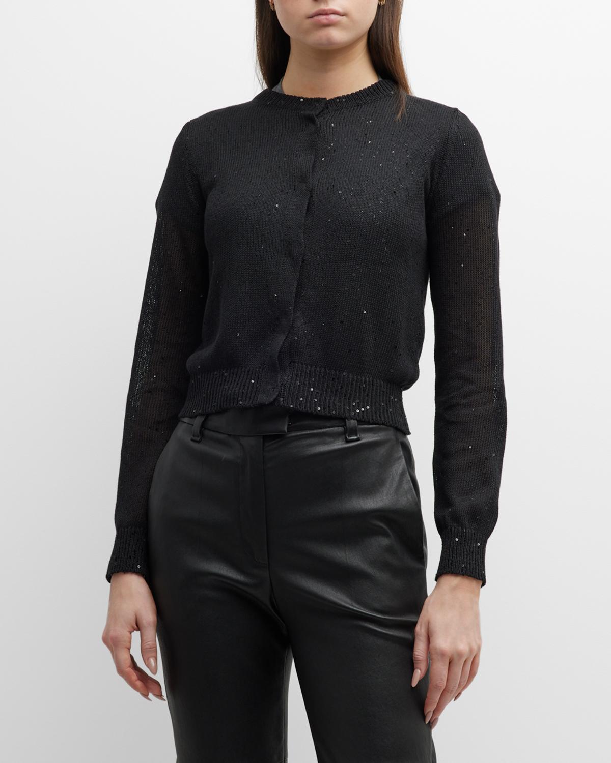 Cardigan Brunello Cucinelli En Cachemire Et Peau De Mouton - Taille L Femme, Neuf Sans étiquettes