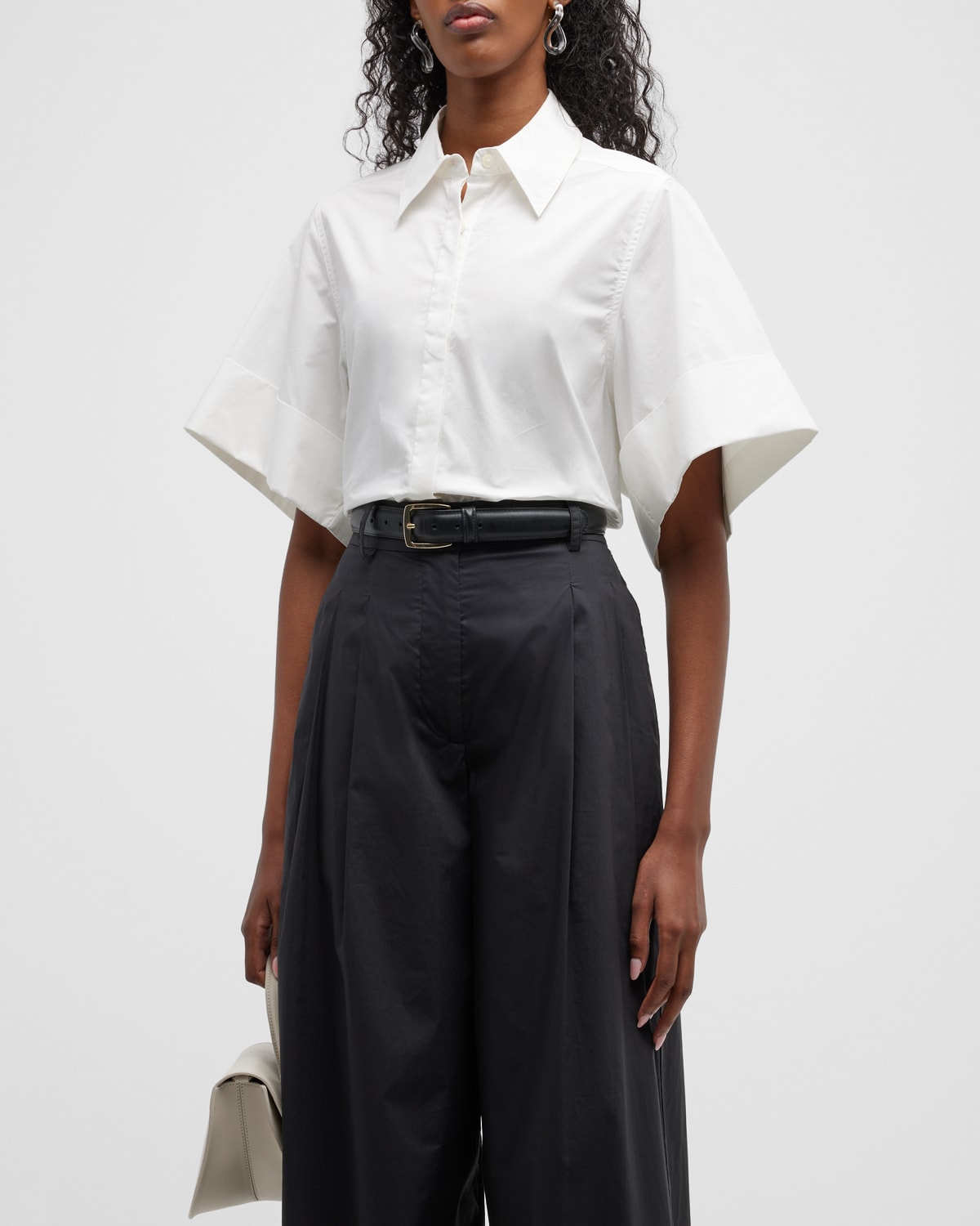 dri fit short sleeve button down
