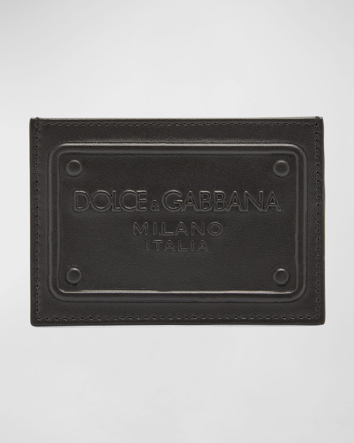 INTRECCIATO BUSINESS 11 EMERALD GREEN CALFSKIN CARD CASE main image 1
