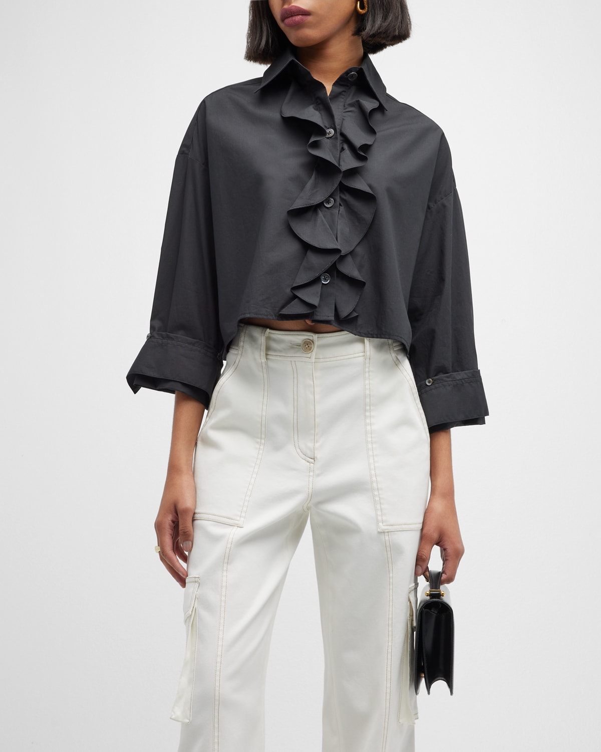 TWP | PEYTON BLOUSE | BLACK