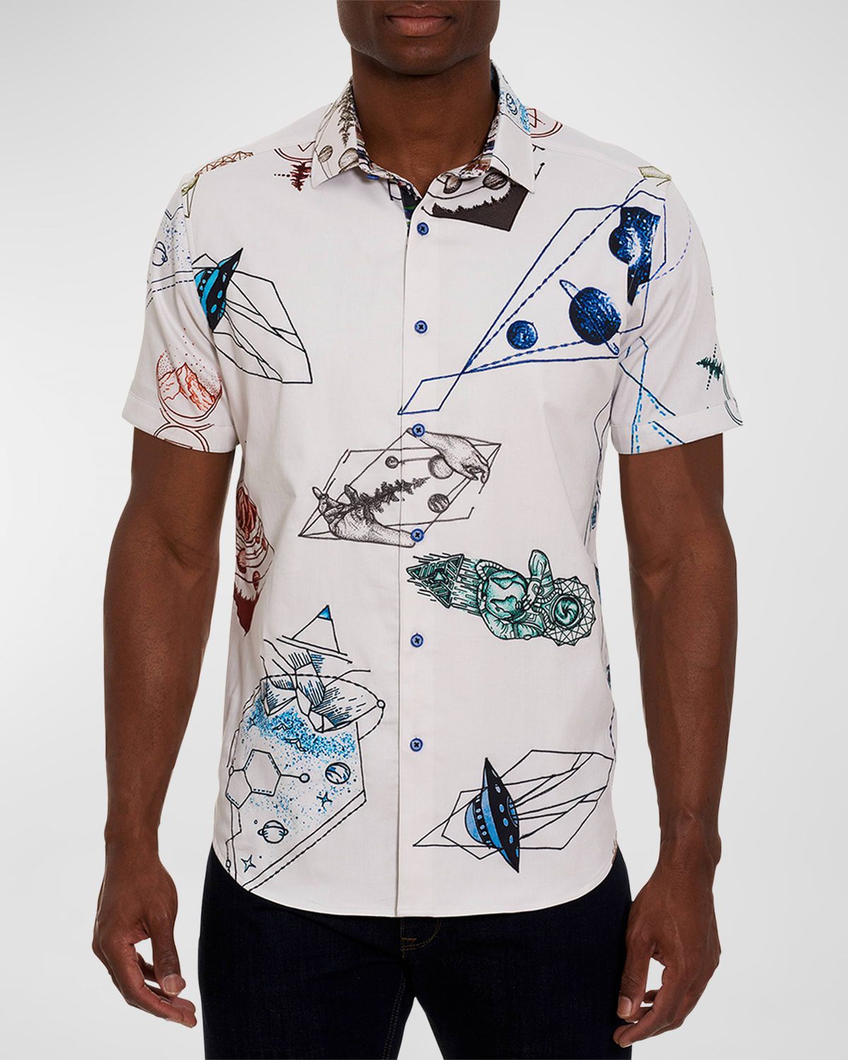 Robert Graham Distilled Spirit Classic Fit Sport Shirt - Black