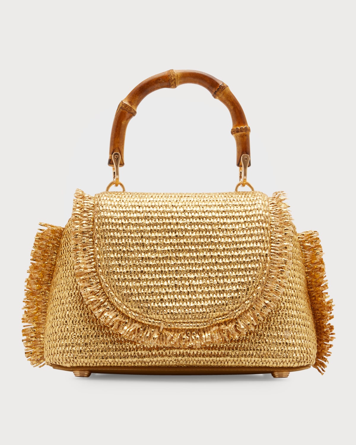 Cult Gaia Amelia Mini Leather TopHandle Bag Neiman Marcus