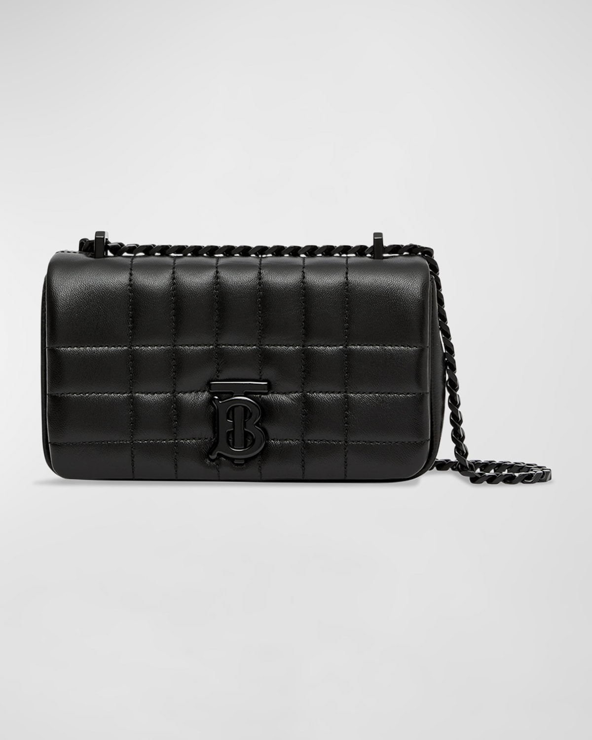 Queenie Quilted Crossbody Bag: Brown