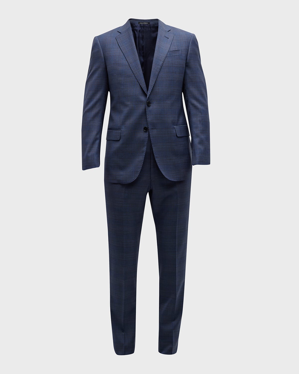 Isaia Men's Plaid Wool Suit | Neiman Marcus