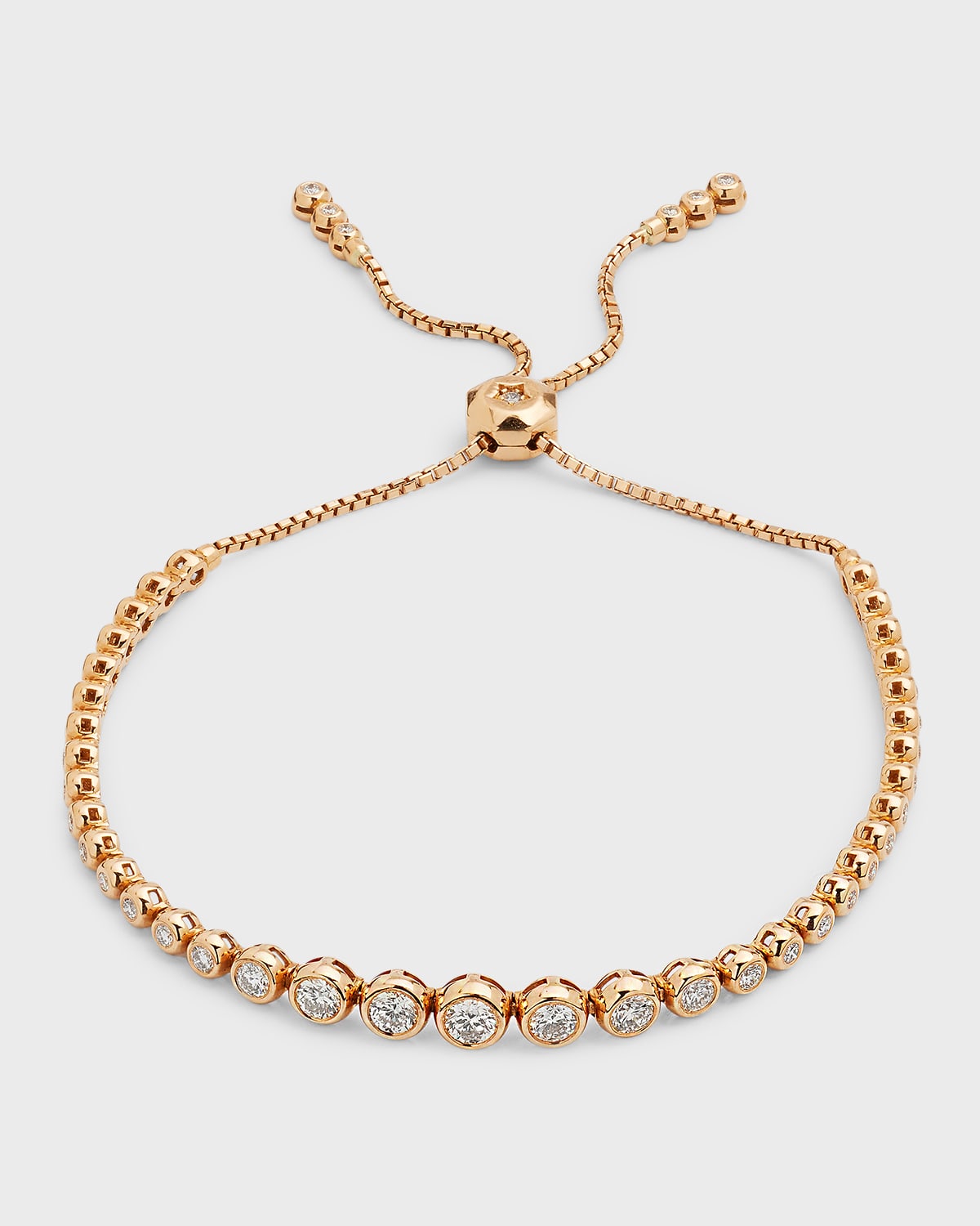 18K Diamond Bezel Necklace main image 1