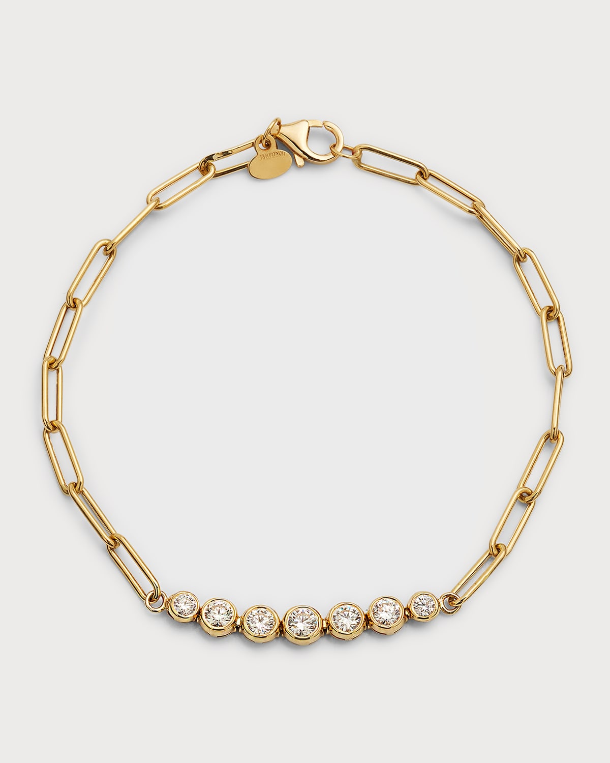 Cassidy Diamonds 18K Adjustable Diamond Bezel Bracelet Neiman Marcus