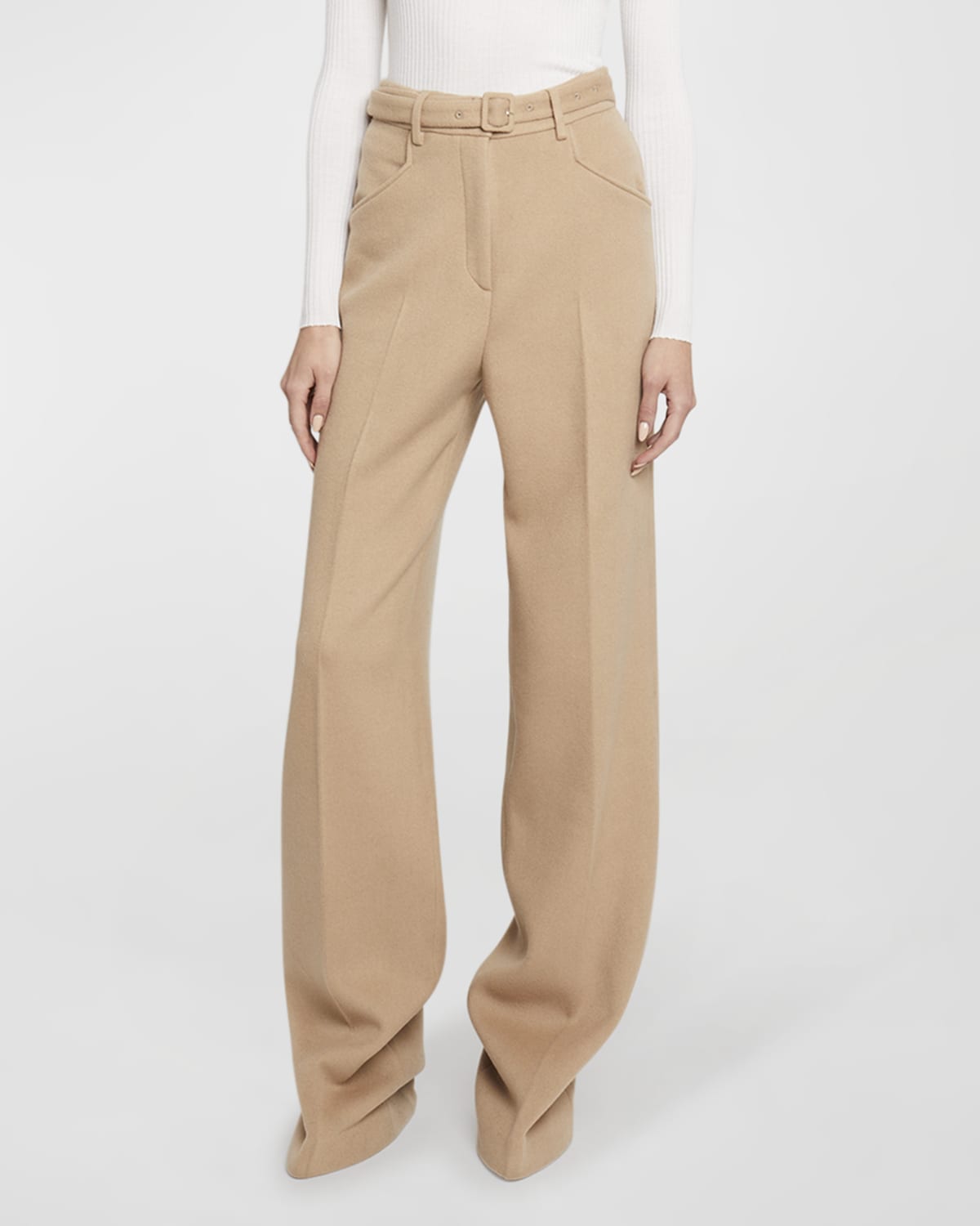 Adriana Iglesias Studio Wide-Leg Silk Pants | Neiman Marcus