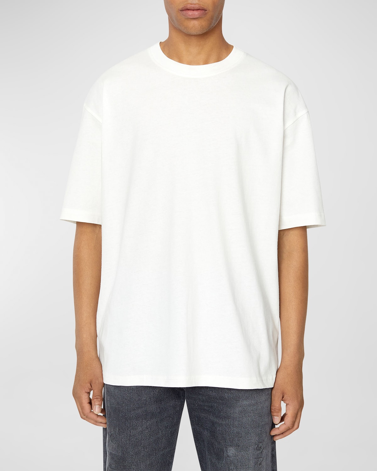 Loewe Men's Leaf Embroidered T-Shirt | Neiman Marcus