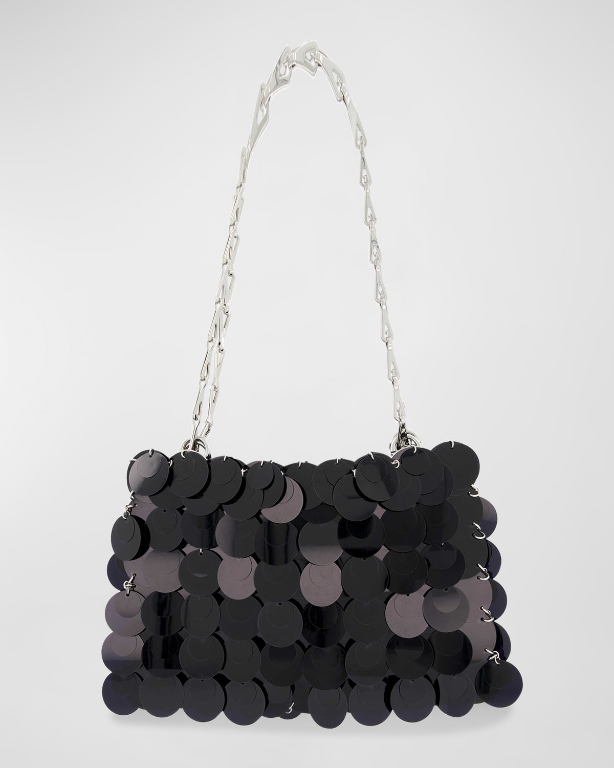 Paco Rabanne Sparkle Nano Disc Chain Shoulder Bag | Neiman Marcus