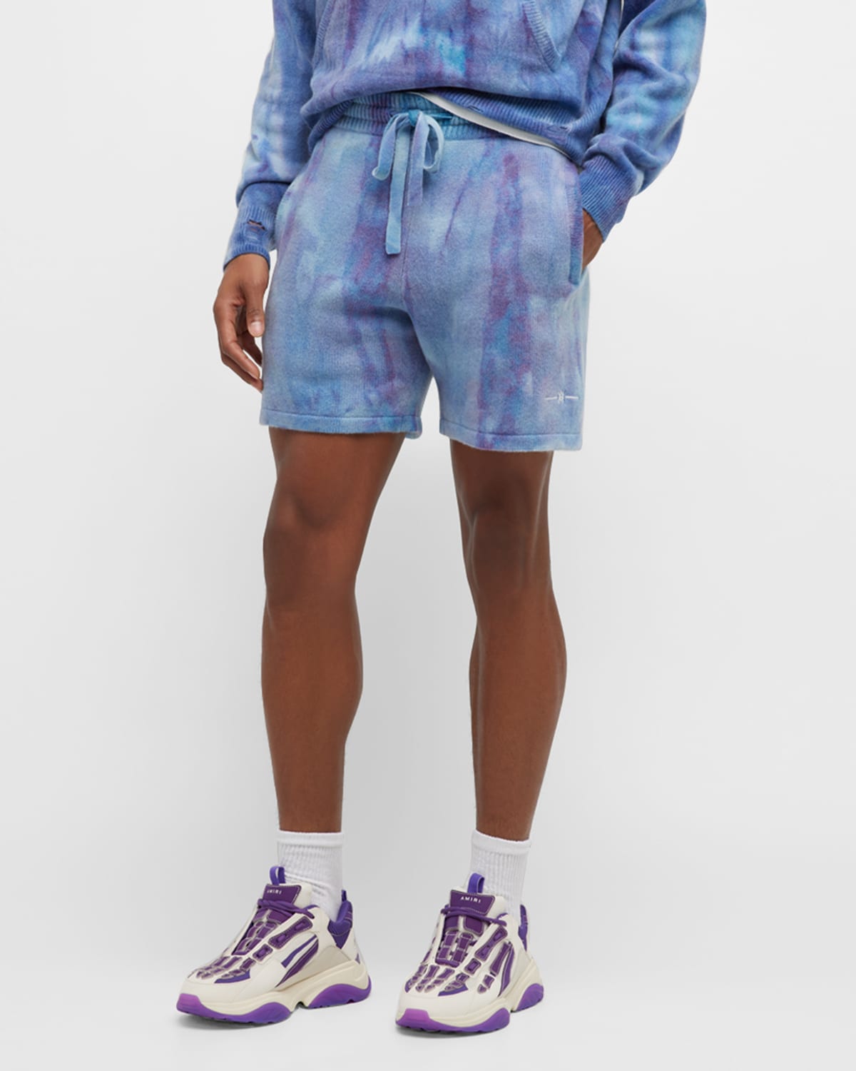 Dsquared2 Men's Destroyed TieDye Shorts Neiman Marcus