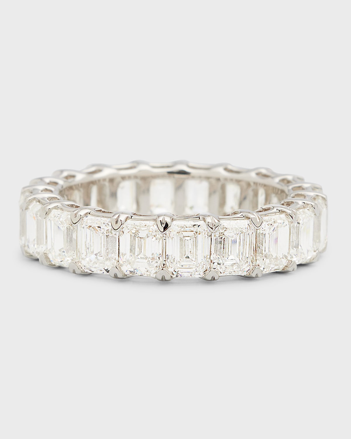 Neiman Marcus Diamonds 18K White Gold EmeraldCut Diamond Eternity Band