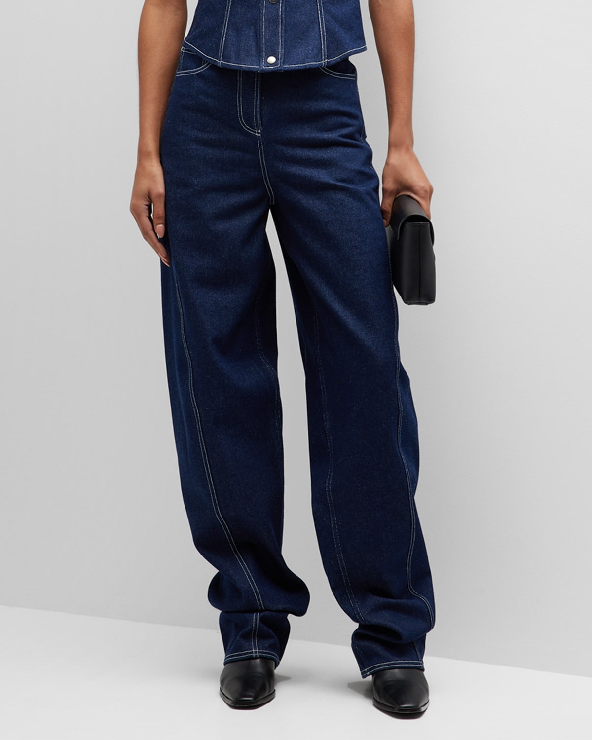 Riolio Autumn Gothic Letter Printed Baggy Jeans For Men Y2K Vintage Harajuku Straight Denim Trousers Hip Hop Fashion Jean Pants Hombre main image 0