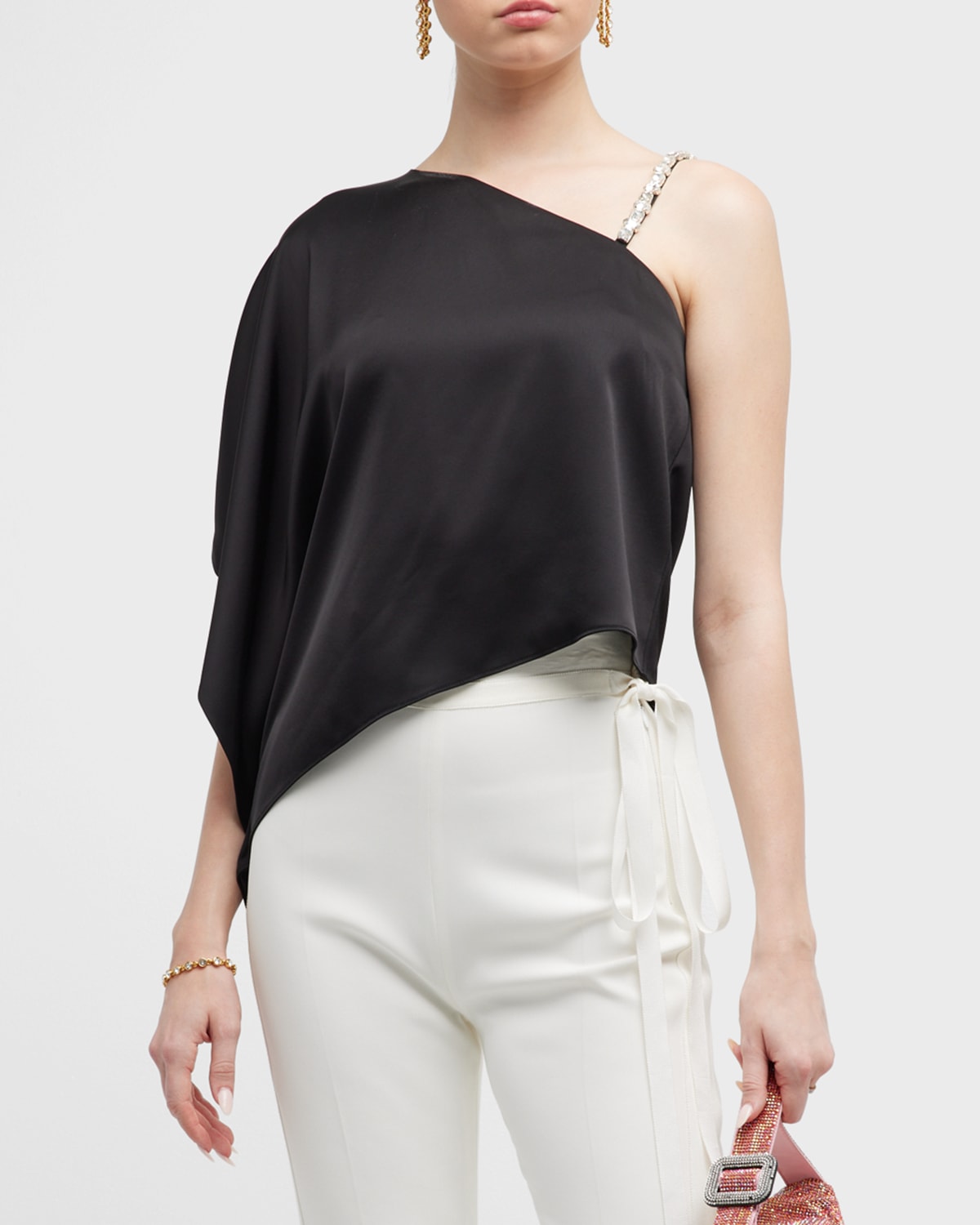 Ayla Draped Halter Neck Top main image 0