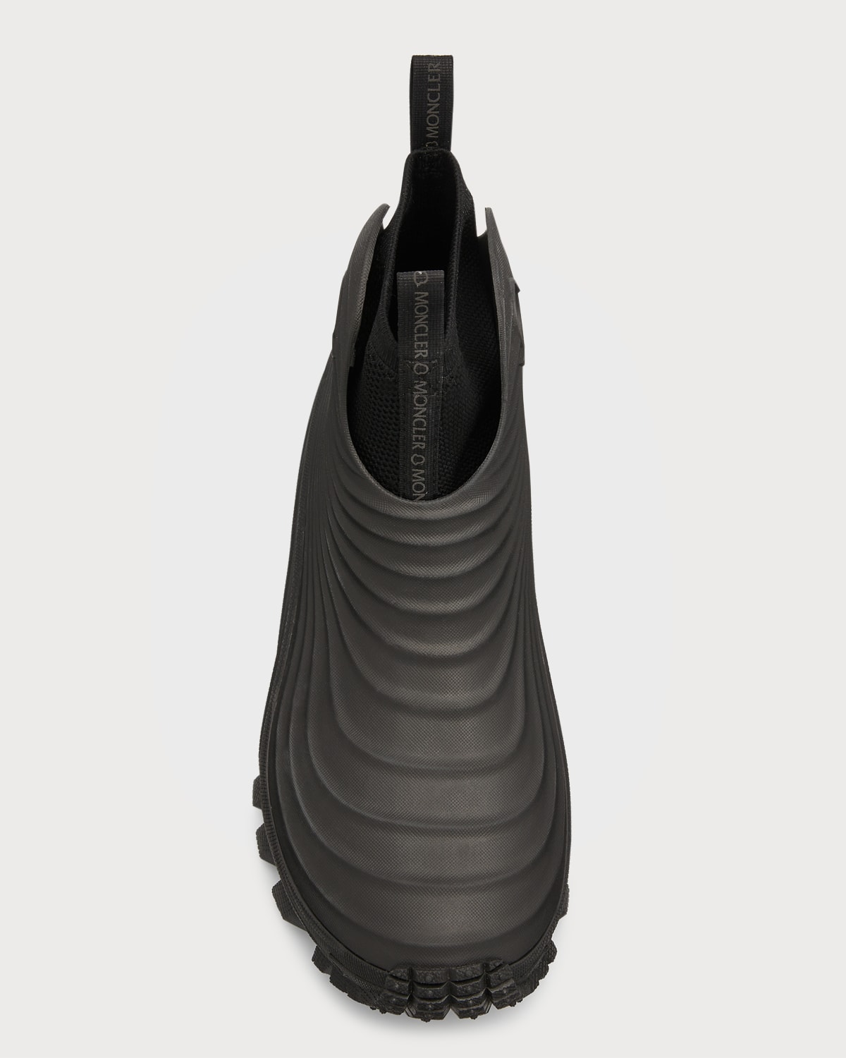 MONCLER ACQUA HIGH EUR40 新品 Moncler Black Acqua High Rain Boots Men's 9 US 42 IT