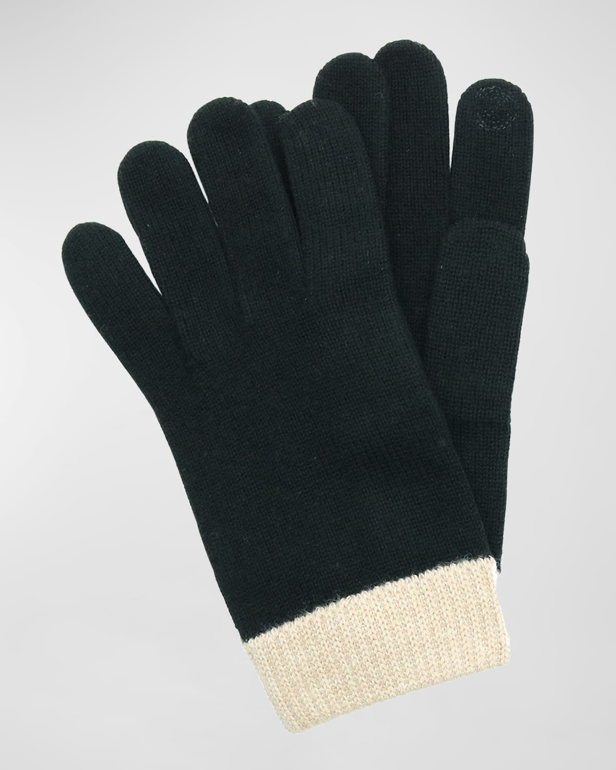 Vince Men's Suede & CashmereKnit Gloves Neiman Marcus