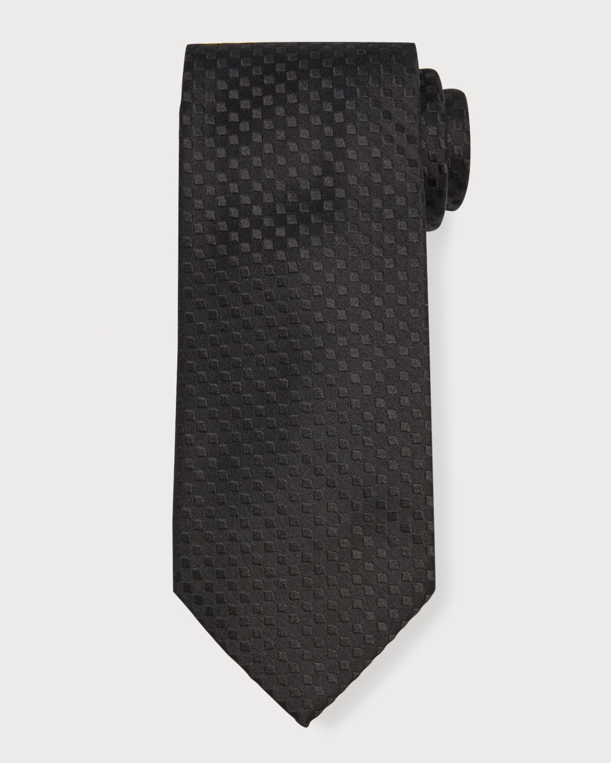 Charvet Men's Medallion Jacquard Silk Tie | Neiman Marcus