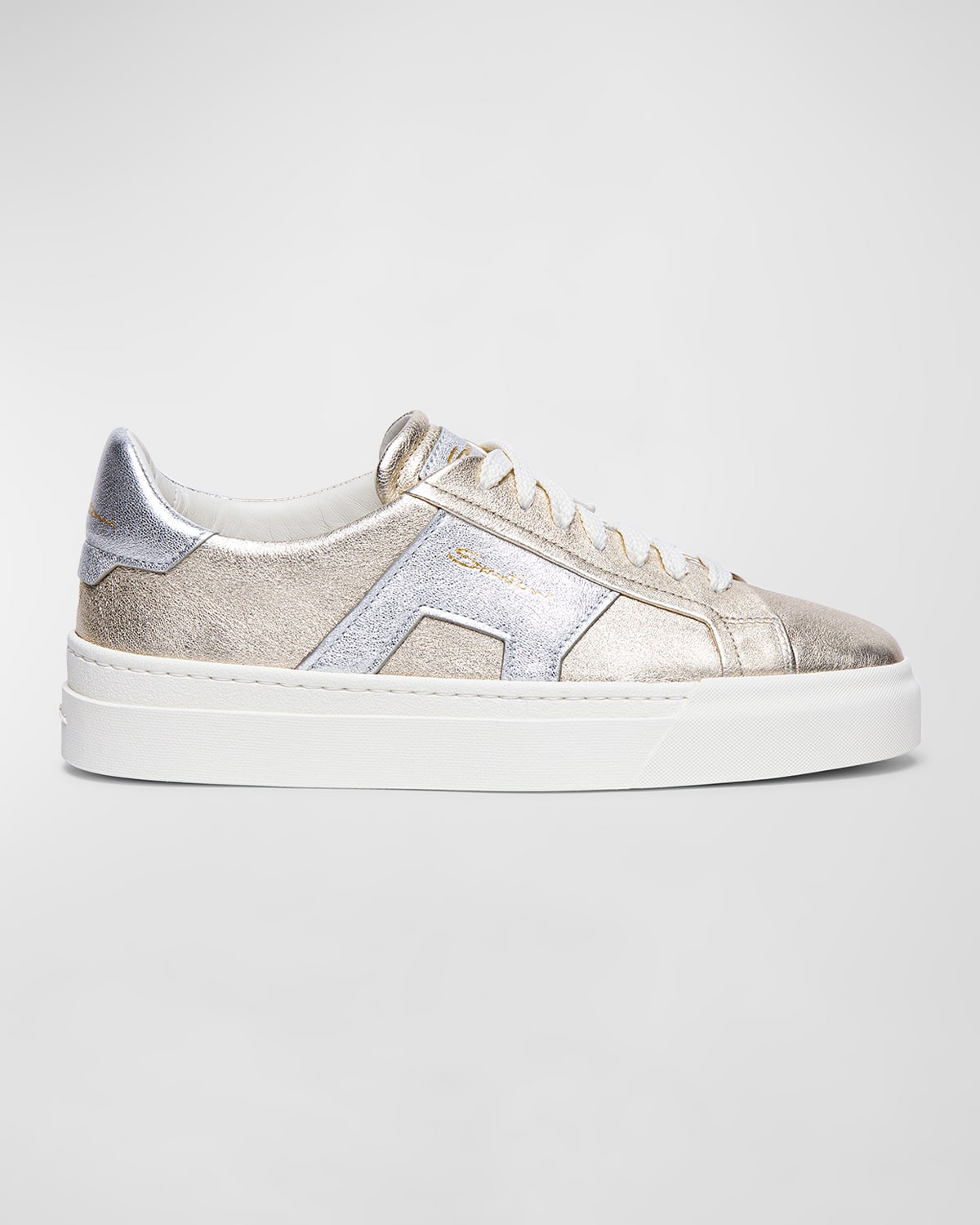 Amiri Skel Bicolor Leather LowTop Sneakers Neiman Marcus