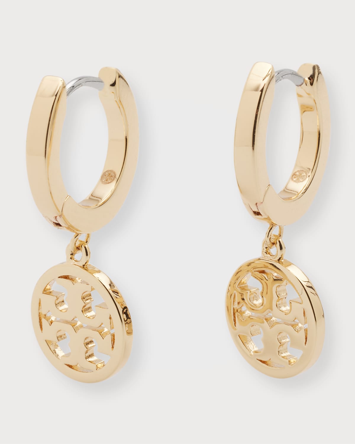 tory burch miller huggie hoop earrings