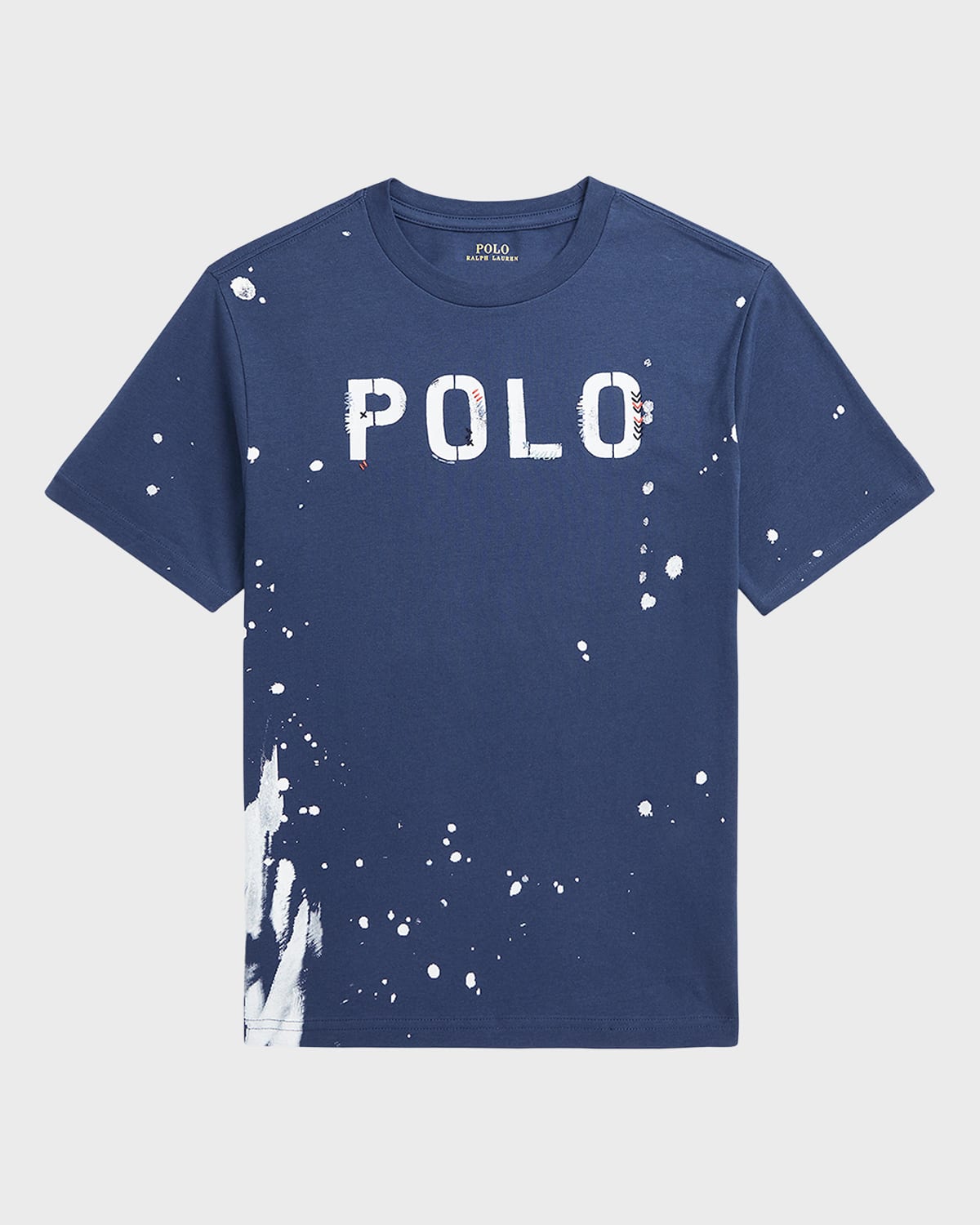 Ralph Lauren Childrenswear Boy's Logo Paint Splatter-Print Graphic T-Shirt,  Size 4-7 | Neiman Marcus