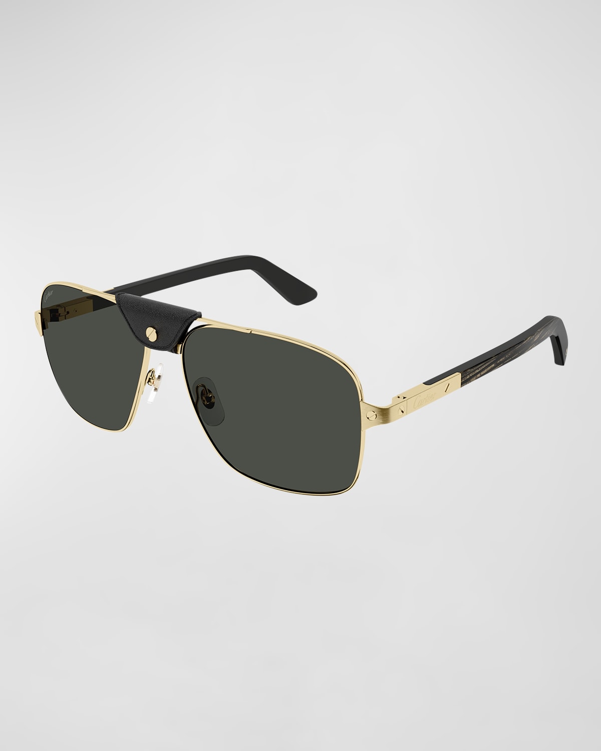 Cartier Men's CLogo Aviator Sunglasses Neiman Marcus