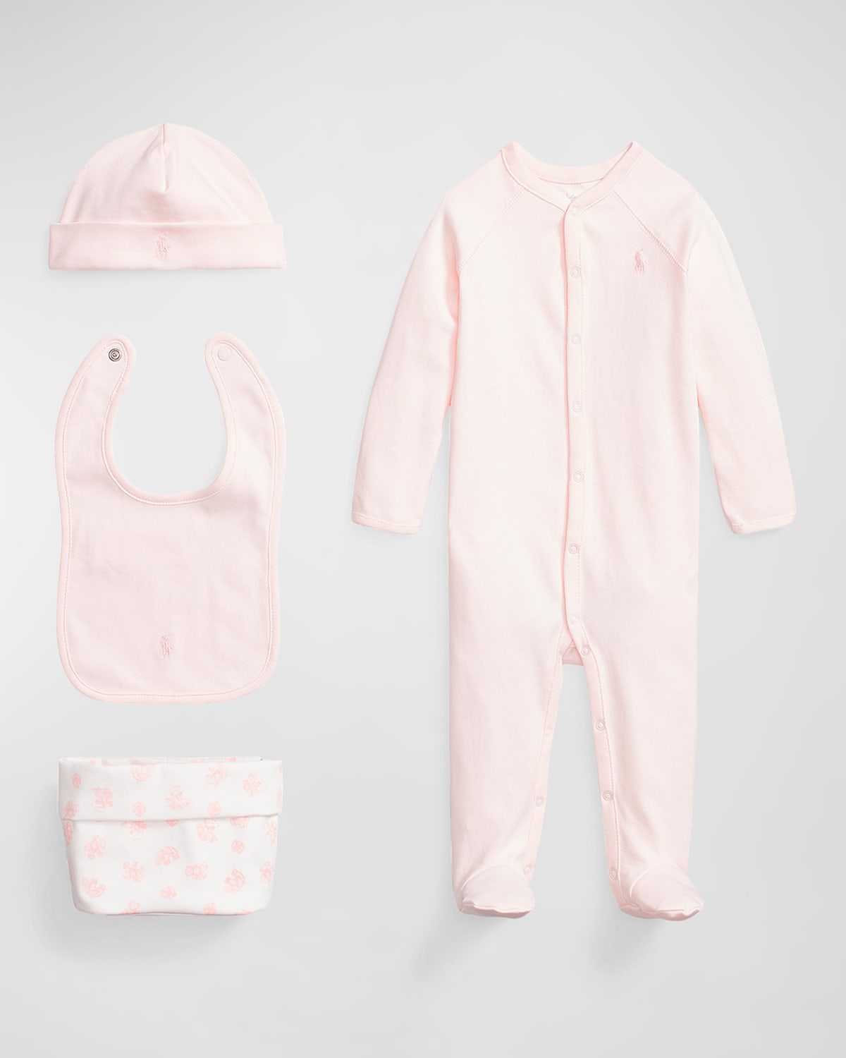 Ralph Lauren Childrenswear Boy's 4Piece Organic Cotton Gift Set, Size