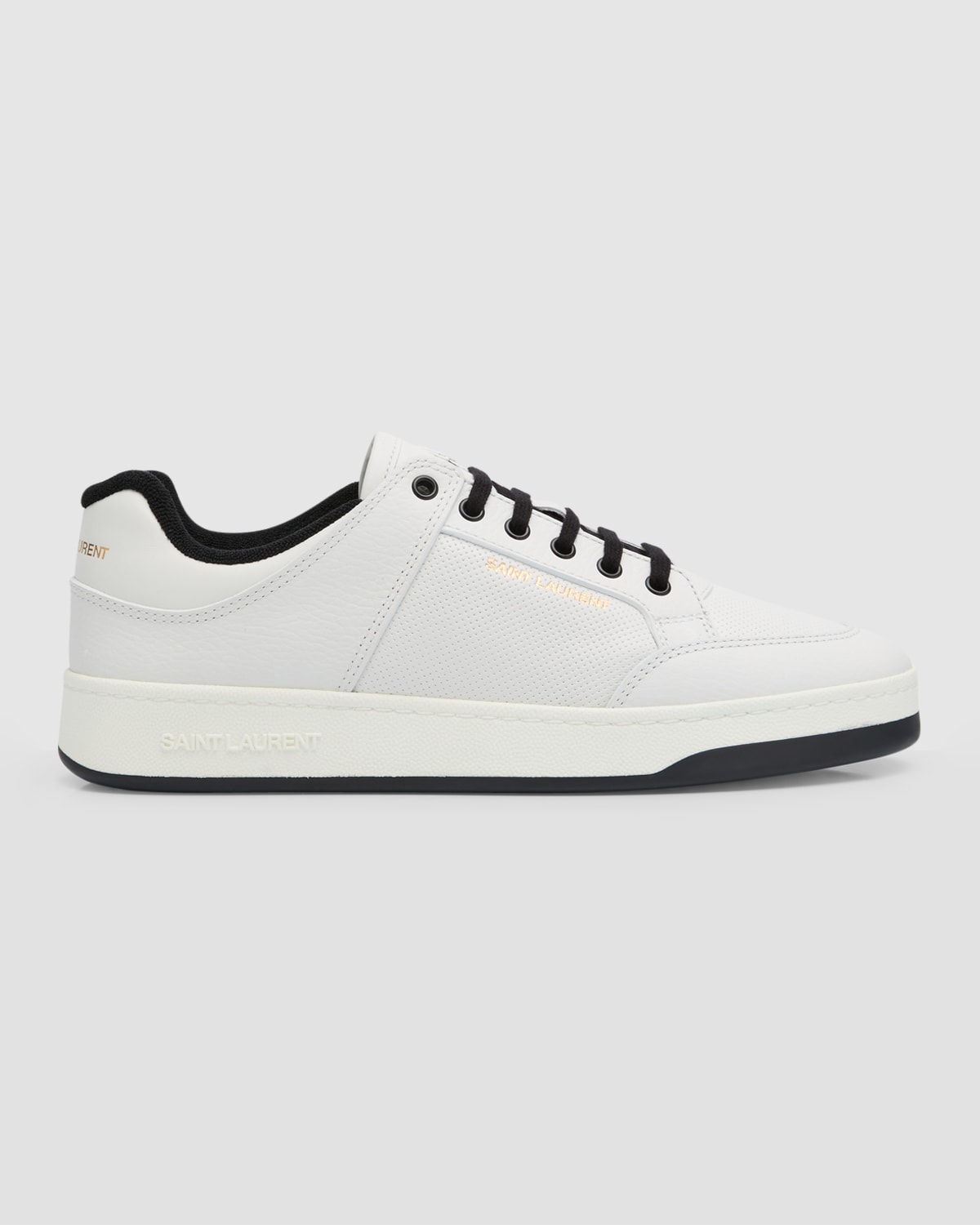 Common Projects Men's Achilles Contrast Sole Leather Low-Top Sneakers ...