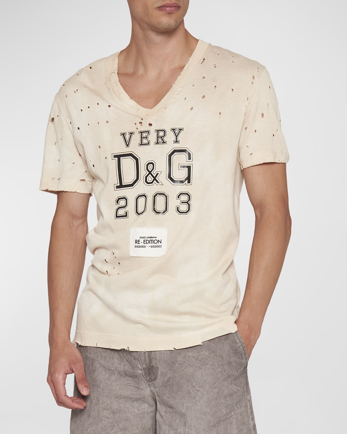 Dolce&Gabbana Men's Carretto Printed T-Shirt | Neiman Marcus