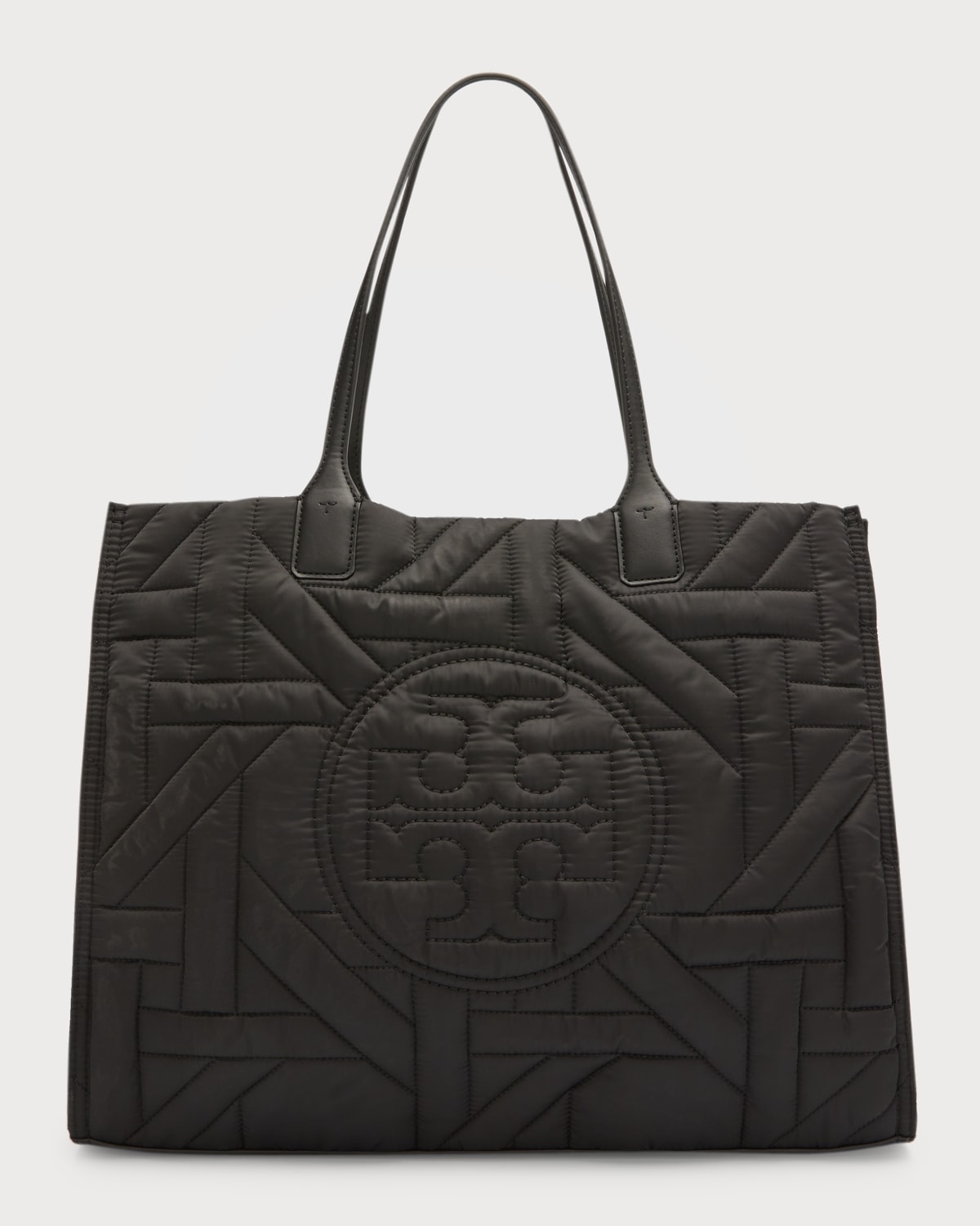 Tory Burch Ella Striped Canvas Tote Bag | Neiman Marcus