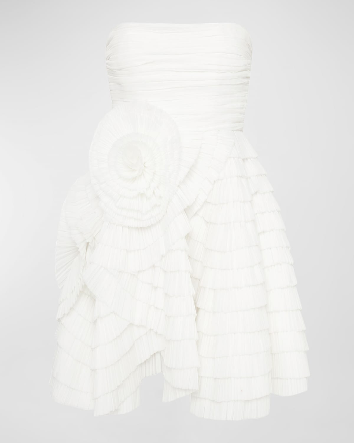 Aje Celestial Pleated Organza Sleeveless Mini Dress Neiman Marcus