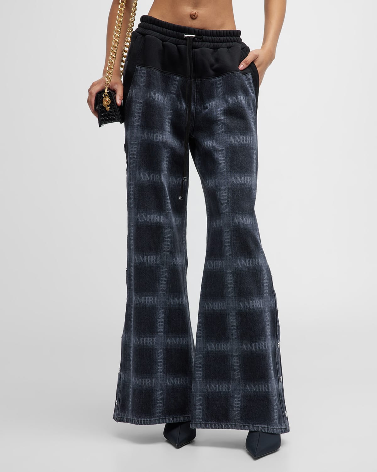 Amiri SpaceDye Bandana Drawcord Jogger Pants Neiman Marcus