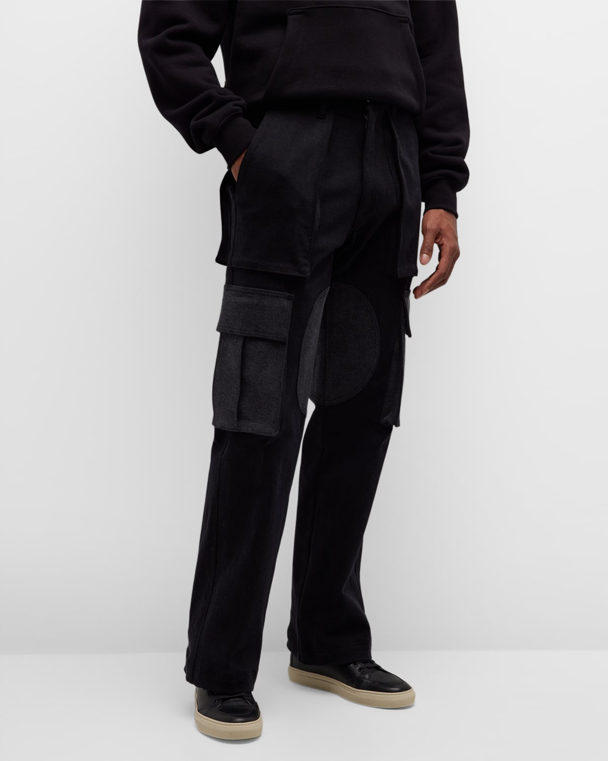 Amiri Men's Denim Tactical Cargo Pants Neiman Marcus