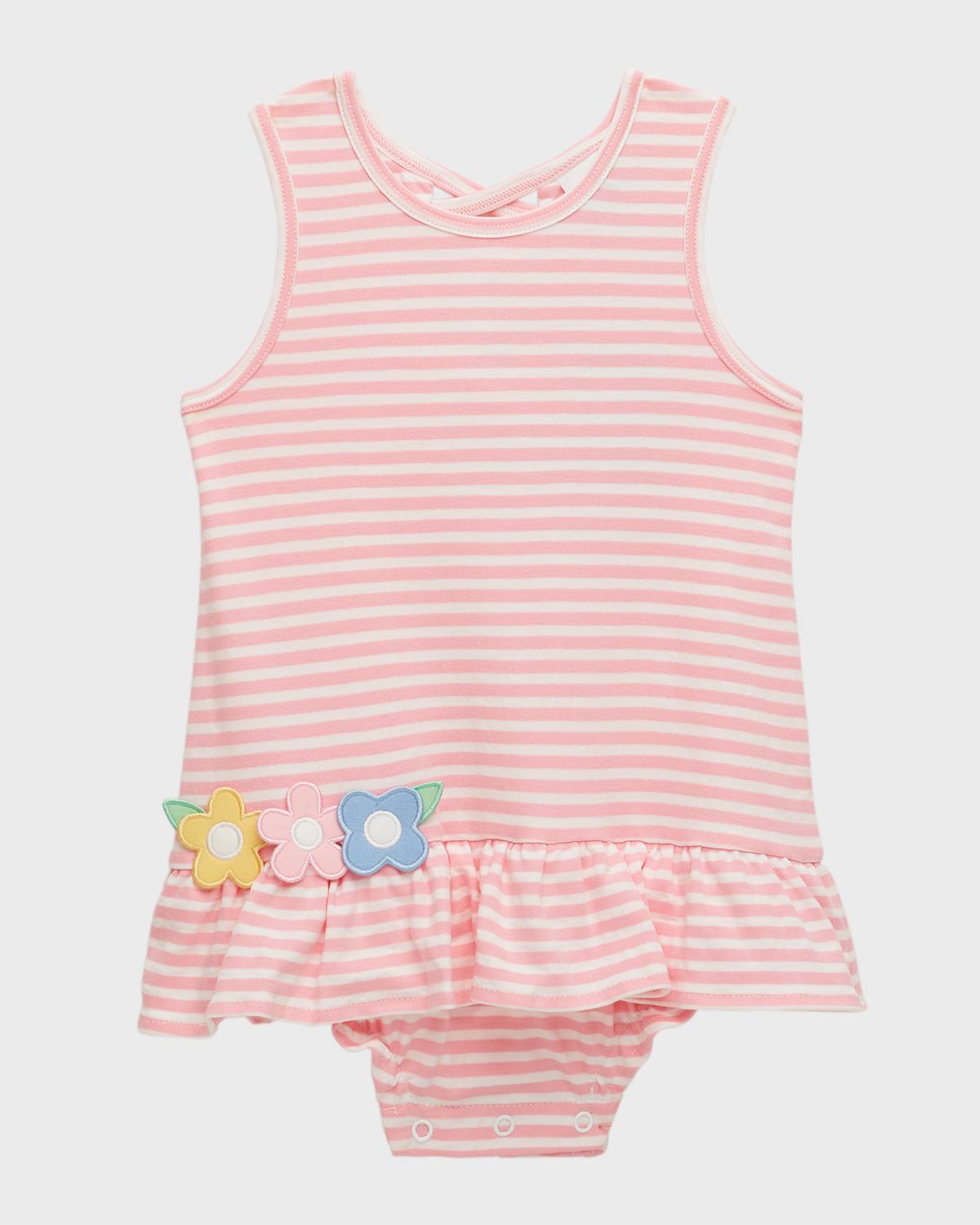 Robe Florence Eiseman Pour Fille Taille 10 - Coton Multicolore Ligne A Manches Courtes