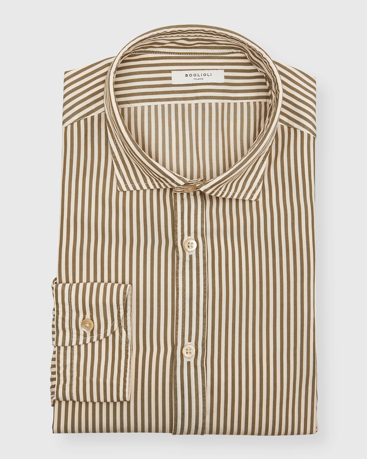Boglioli Men's Tonal Striped Dress Shirt Neiman Marcus