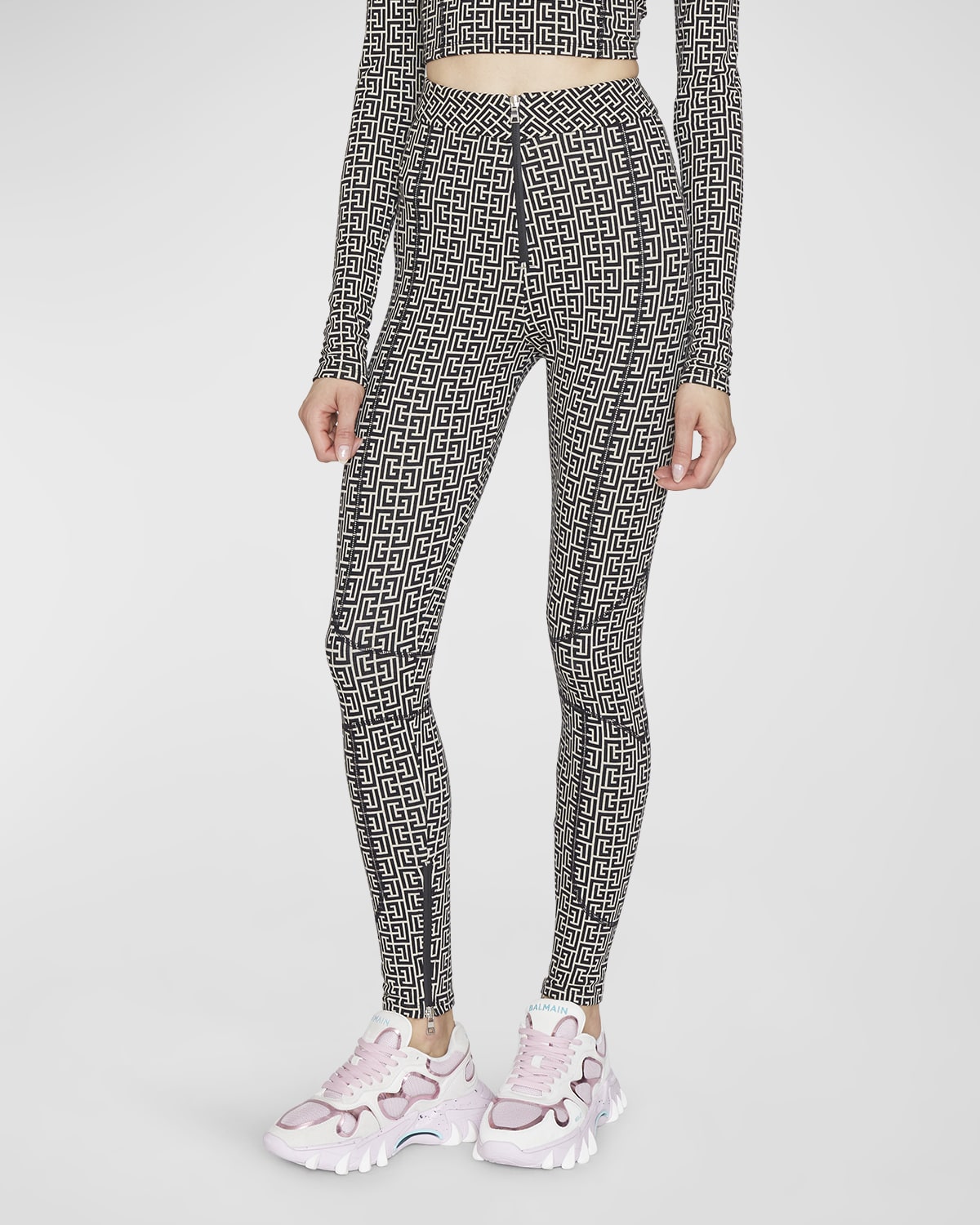 Balmain Leggings con logo 6r6c90 main image 1