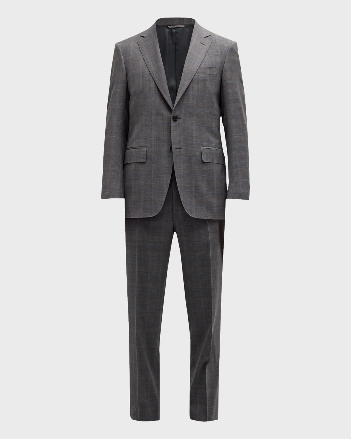 Canali Men's Plaid Wool Suit Neiman Marcus