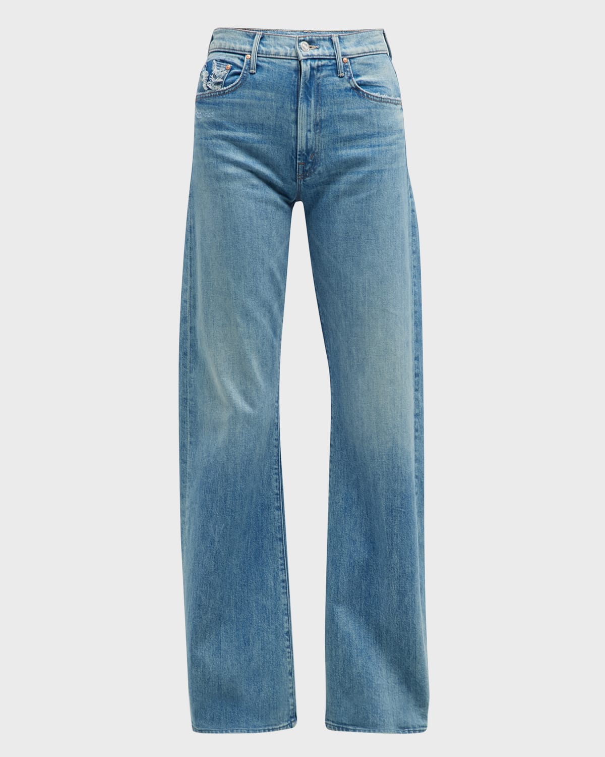 MOTHER The Lasso Heel Jeans Neiman Marcus