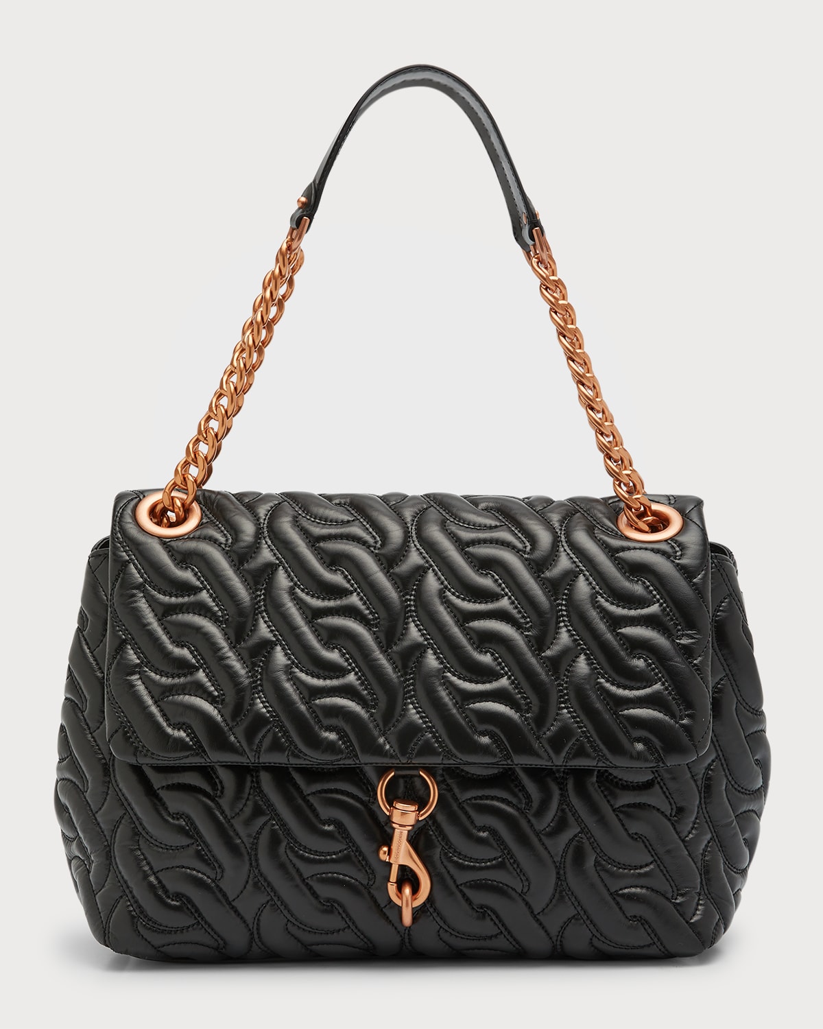 Rebecca Minkoff Edie Maxi ChevronQuilted Chain Shoulder Bag Neiman