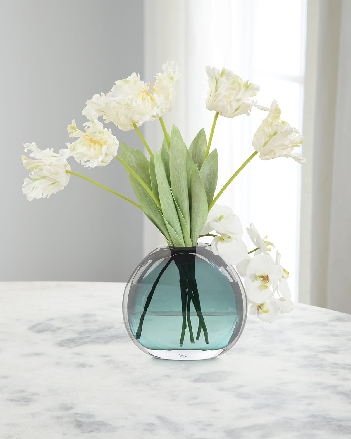 JohnRichard Collection Raspberry Tulips Faux Floral Arrangement in