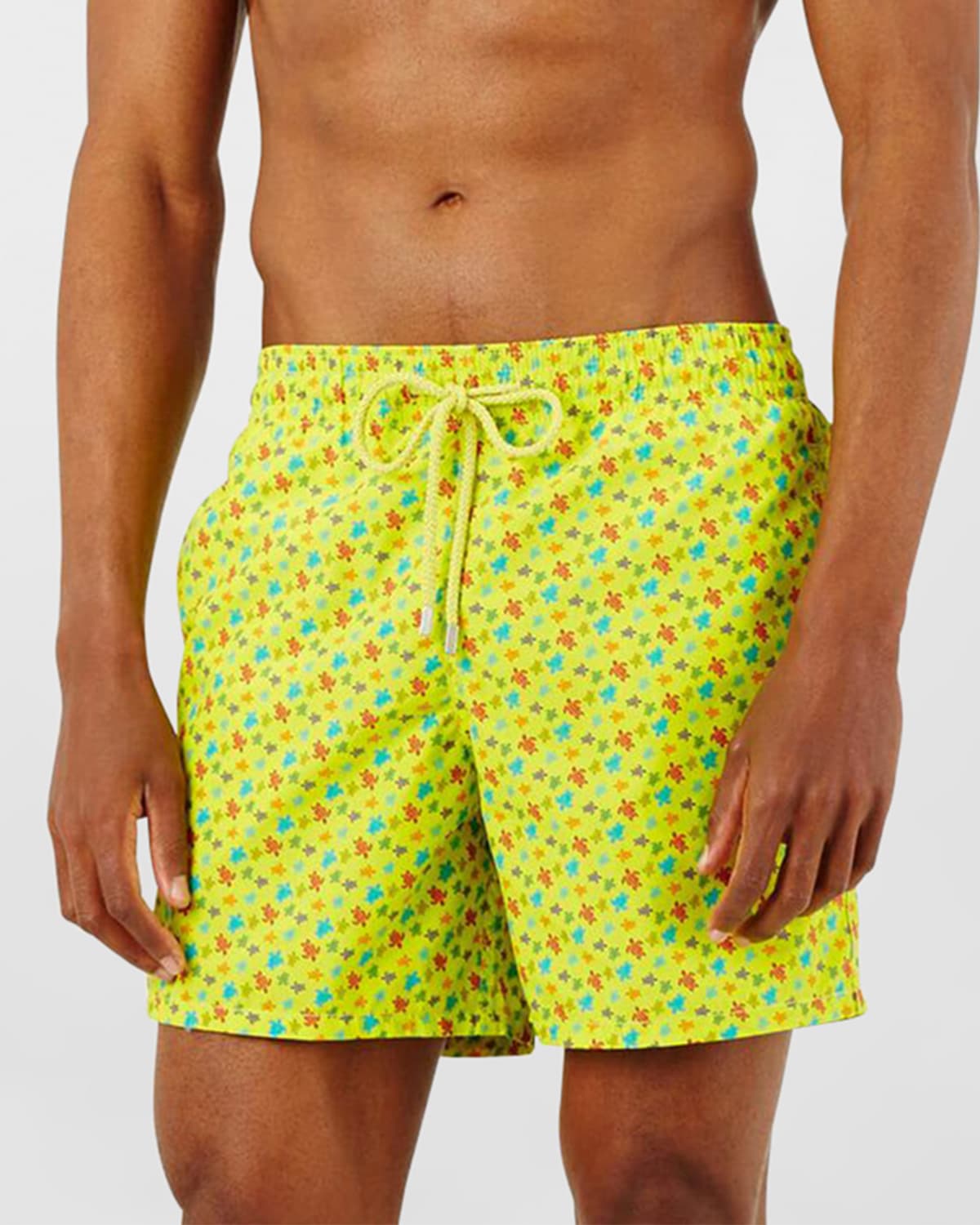 Vilebrequin Men's Moorea Turtle Jungle Swim Shorts | Neiman Marcus