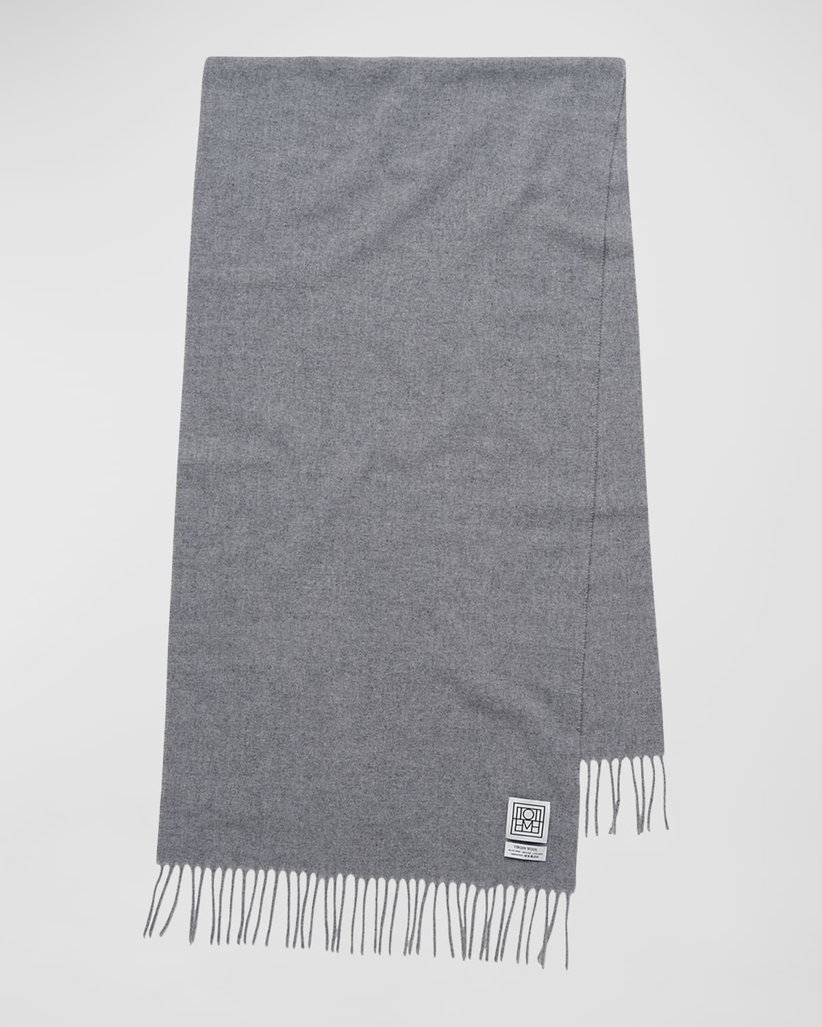 Toteme Jacquard Monogram Wool Scarf Neiman Marcus