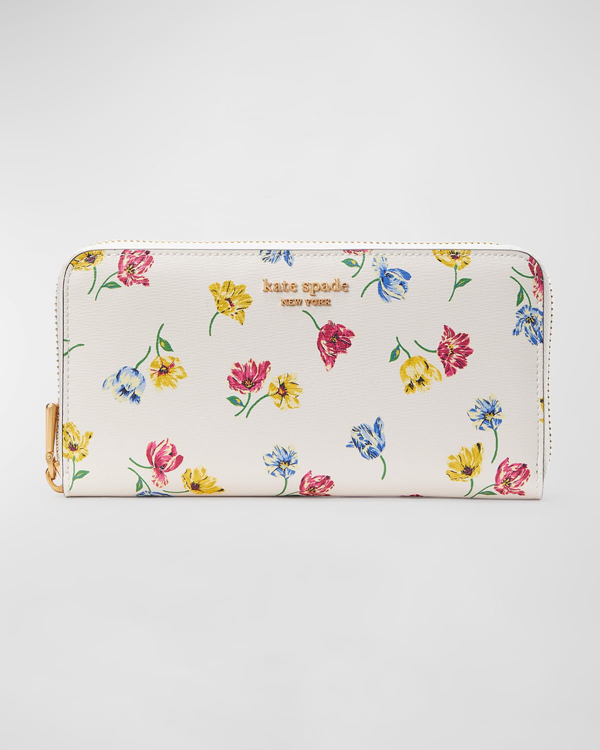 kate spade new york zip leather continental wallet Neiman Marcus