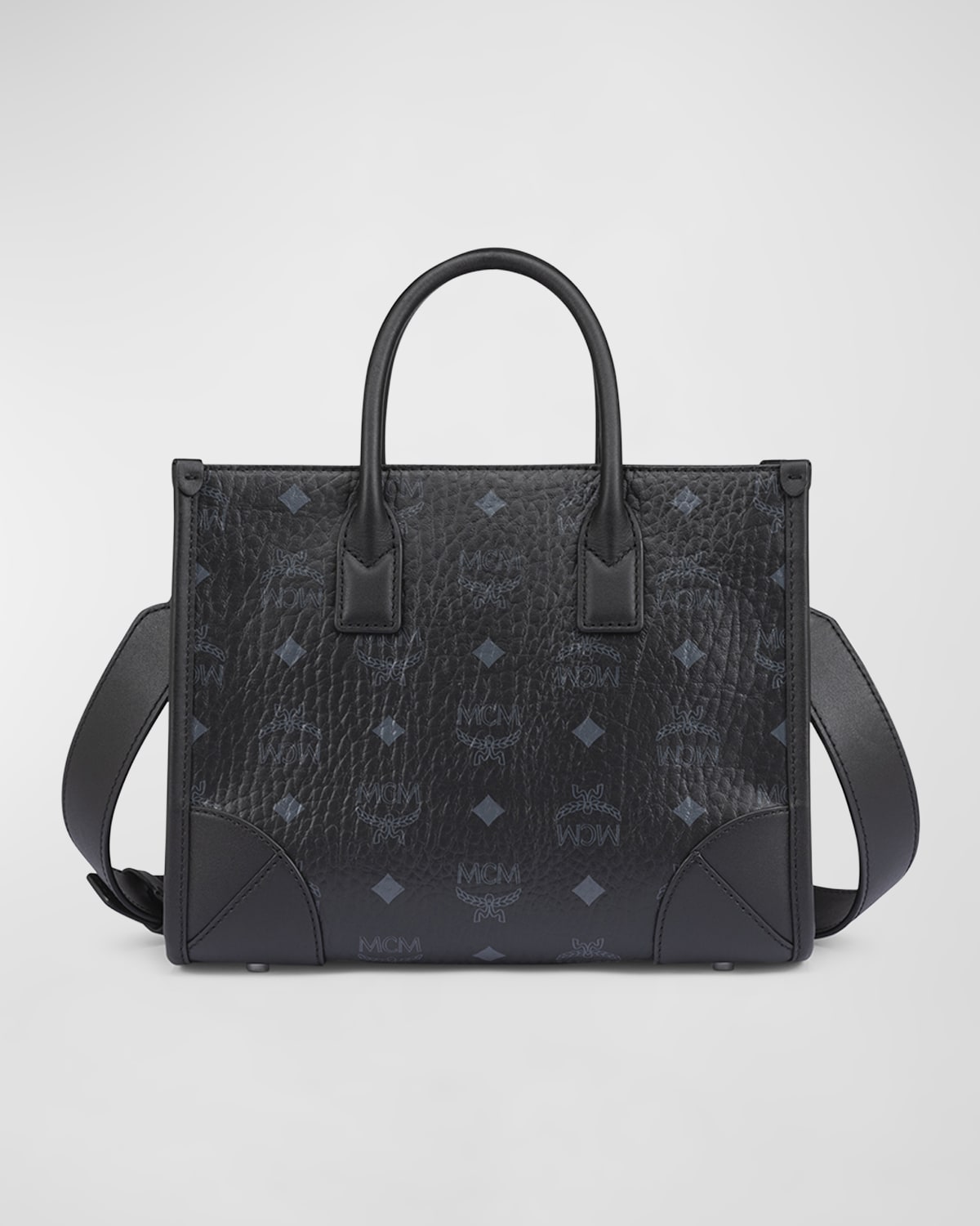 MCM Munchen Large Monogram Tote Bag Neiman Marcus