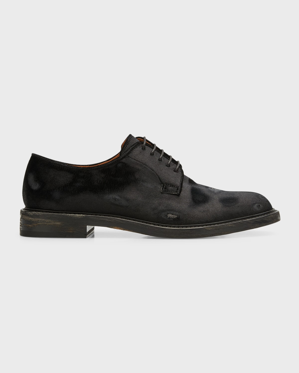 Kiton Men's Cap Toe Leather Derby Shoes Neiman Marcus