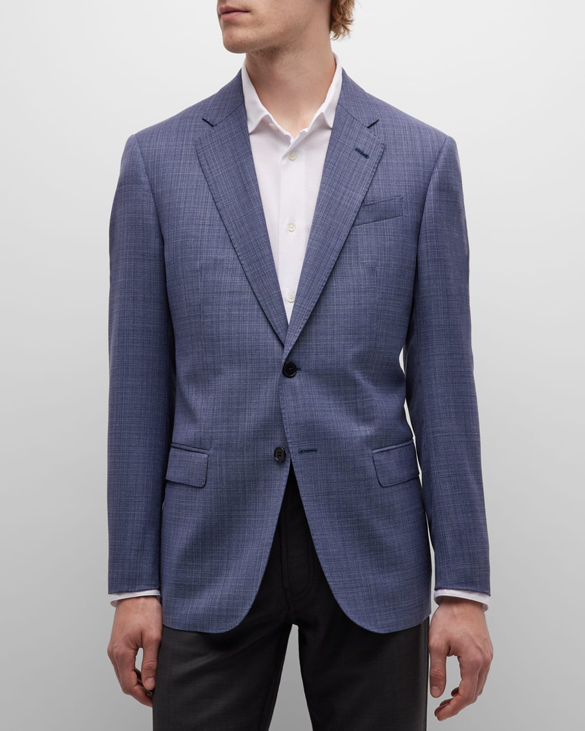 Men’s Burgundy Red - Wine  Two-Button Sport Coat – Stylish Blazer for Business, Parties