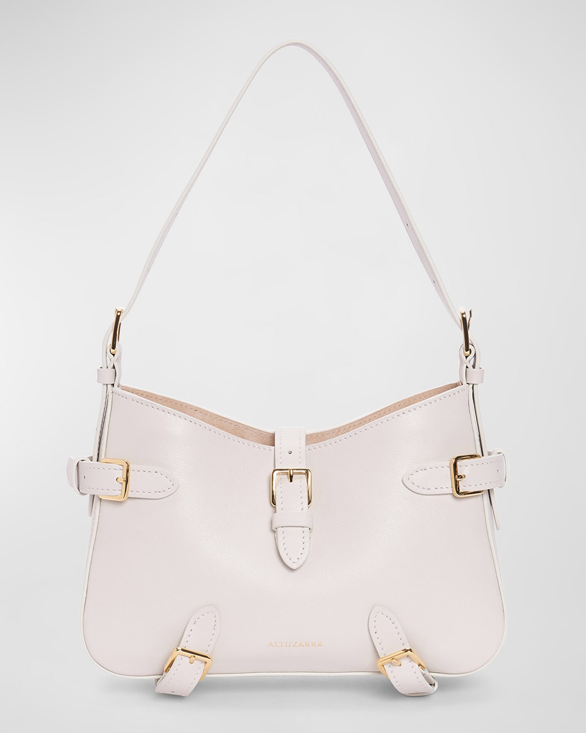 Altuzarra Parka Buckle Calf Leather Shoulder Bag | Neiman Marcus