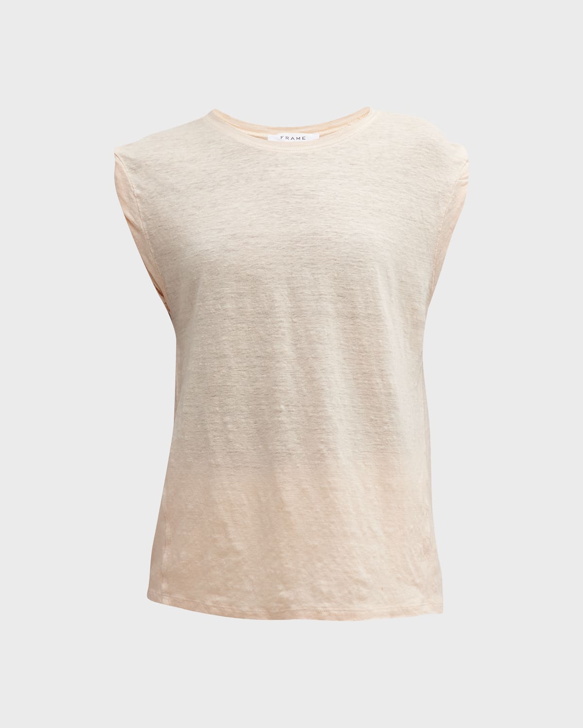 FRAME Easy True Organic Linen Tee Neiman Marcus
