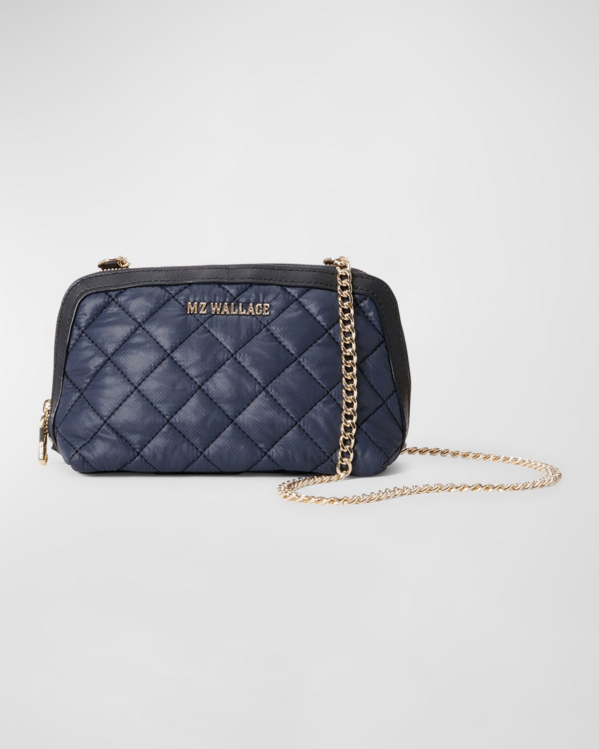 MZ WALLACE Emily Small Quilted Chain Crossbody Bag Neiman Marcus