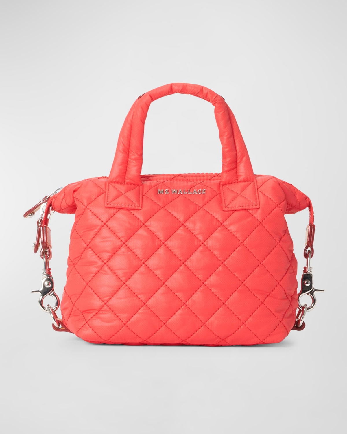 MZ WALLACE Crosby Quilted Nylon TopHandle Bag Neiman Marcus