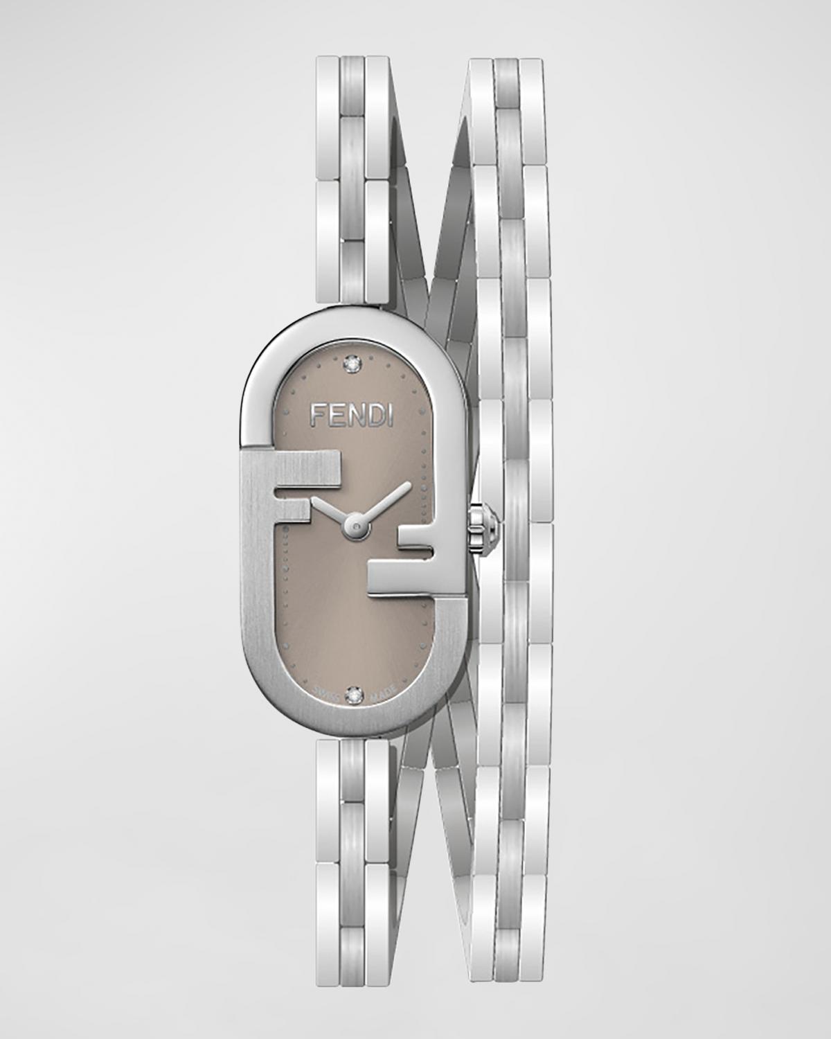 Fendi O'Lock Vertical Oval Bracelet Watch | Neiman Marcus