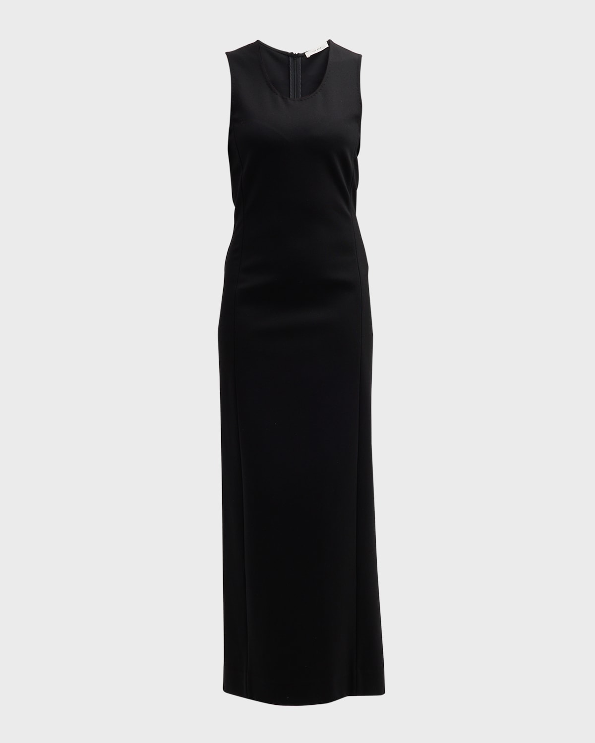 Toteme Scoop-Neck Sleeveless Sable Maxi Dress | Neiman Marcus